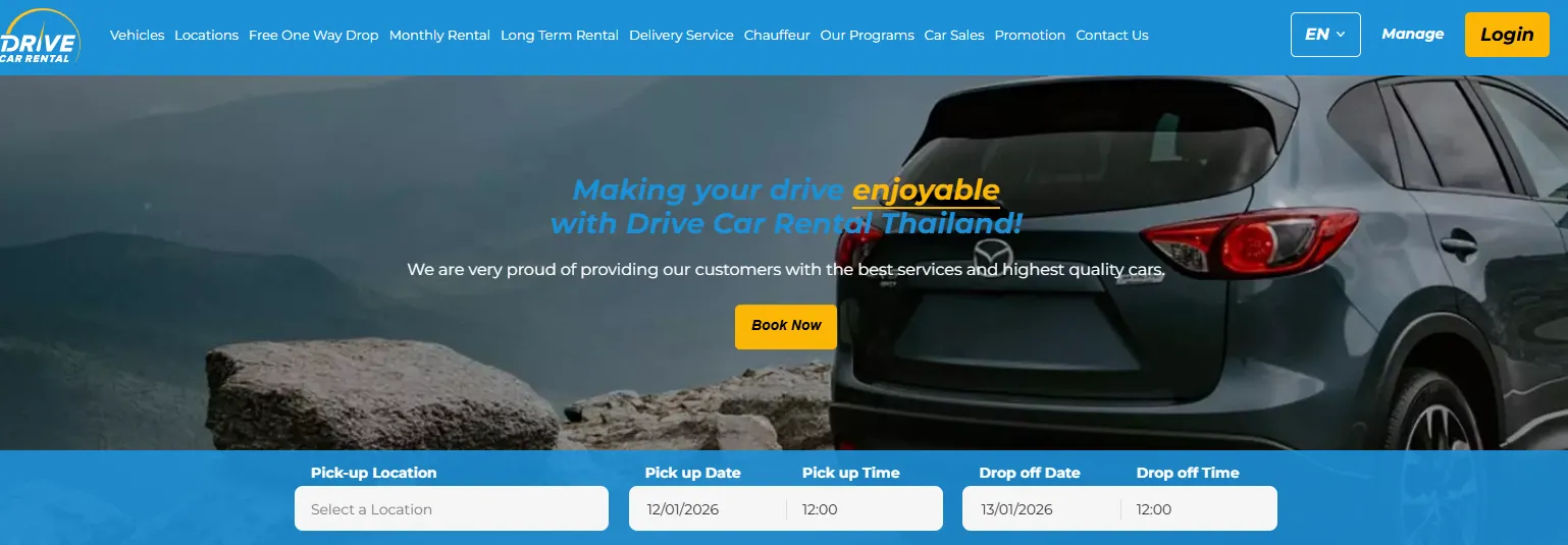 ภาพจากบริษัท Drive Car Rental