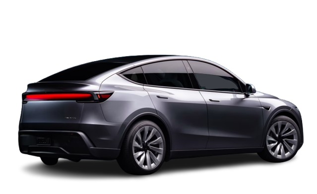 รถยนต์ไฟฟ้า Tesla สีดำ